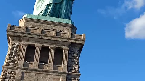 view from statue of liberty #statueofliberty #NY