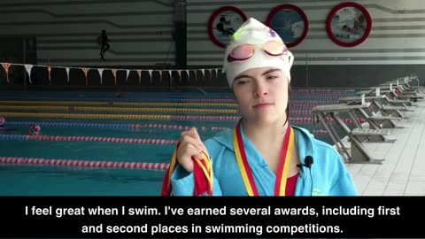 🚀 Meet Ilina Georgieva, a 20-year-old girl with Down syndrome who vigorously moves forward.