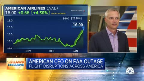 [2023-01-12] American Airline CEO Robert Isom on FAA outage: Investment is required, no doubt