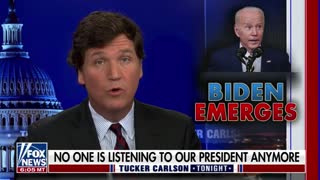 Tucker Carlson takes a look at Biden's rare press conference