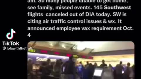 SW airline vax mandate strike