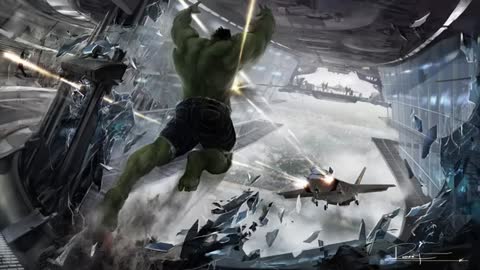 The hulk vs almighty Thor
