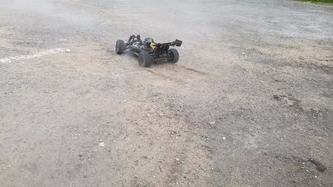 Rc car in slow motion