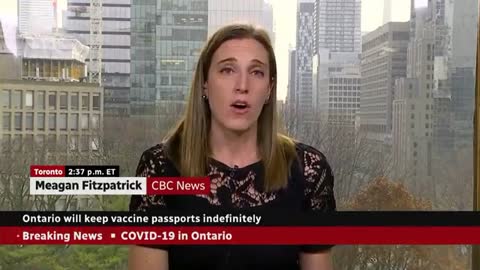 December 13th - Ontario to keep covid vaccine passports indefinitely