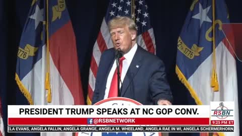President Donald J. Trump at NC GOP Convention