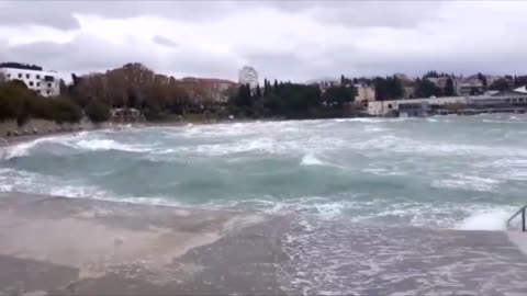 Jugo Storm at he Adriatic