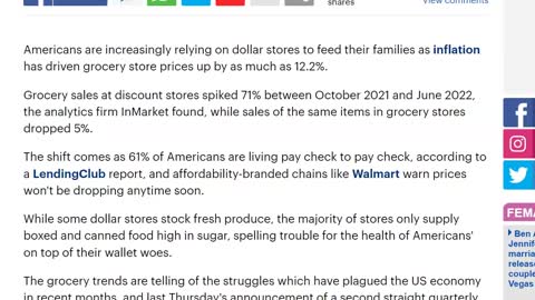 Americans Relying On Dollar Stores For Food, 61 Percent Live Paycheck To Paycheck!