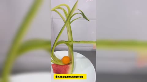 Fruit cutting amazing skills