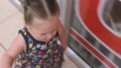 Little Girl Let's Out Her Frustration With Harsh Language