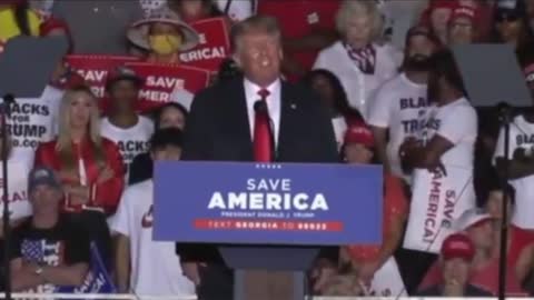 Trump Calls Out "Hunter Biden's Corruption" And Calls General Milley "Stupid" At Georgia Rally