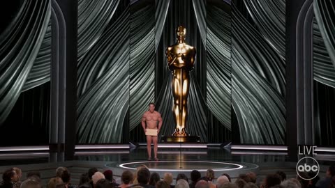 John Cena (Sort Of) Streaks at the Oscars