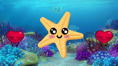 Sing Along! Happy Starfish A Baby Shark Friend Educational School Song for Kids & Nursery Rhymes