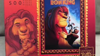 Disney Parks Lion King Poster 500 Piece Wood Puzzle #shorts