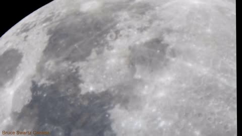 Close Up's of Lunar crater's une 1st 2023 with a High Powered Telescope