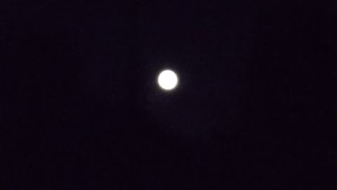 Night. Full moon.