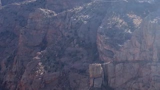 Zipliner Stranded Over Gorge is Rescued