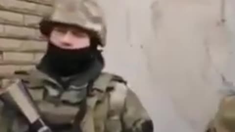 UKRAINE CIVILIANS ENCOUNTER RUSSIAN FORCES, TELL THEM TO LEAVE!