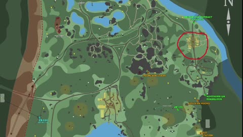 GPU spawn in Village on Woods - Escape From Tarkov