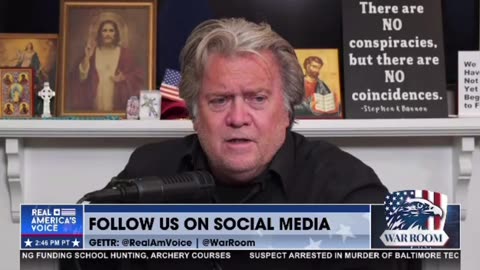 Steve Bannon reads the Hell article written about him as he mocks impeachment panel