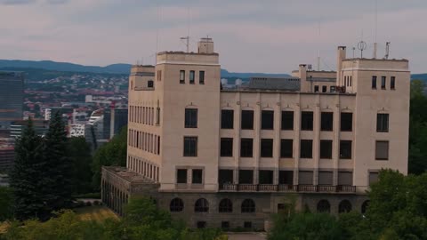 aerial norway oslo june 2018 sunny day 30mm 4k