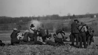 Capture Of Boer Battery By The British (1900 Original Black & White Film)