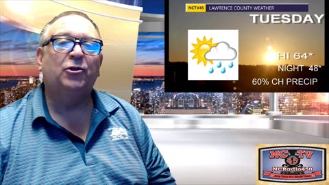 NCTV45 LAWRENCE COUNTY 45 WEATHER TUESDAY APRIL 23 2024