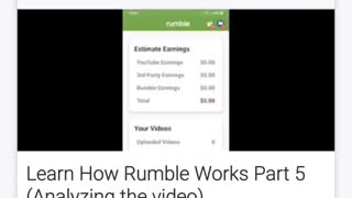 Learning How Rumble Works Part 6 (Video after analyzing)