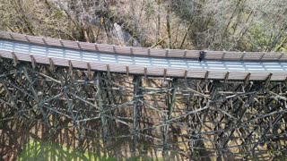 Buxton Trestle near Vernonia Oregon. Historic rail bridge
