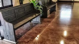 Specialty decorative concrete overlays and protective epoxy coatings