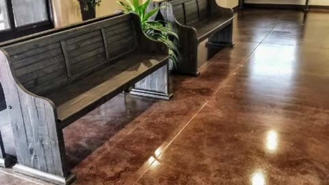 Specialty decorative concrete overlays and protective epoxy coatings