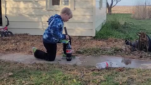 mentos and diet coke