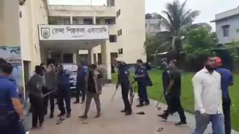 Beating Chhatra League is excessive by the police.