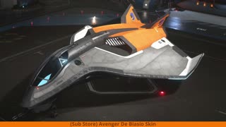 Star Citizen Subscriber Flair 90 - Avenger Ship Skins