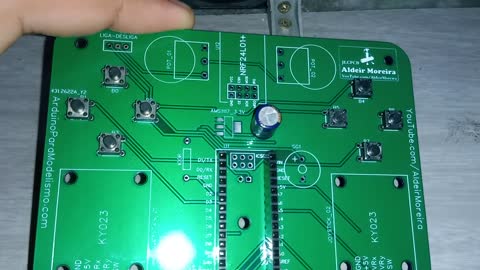 soldering remote control board from 1km away