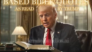 Trump Reads Bible