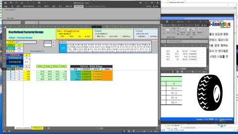 [DoE Analytics] DoE CaseStudy1.1 고무합성제품 인장강도 실험 1F 4L 4R