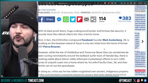 Mark Zuckerberg Building $250M Apocalypse Bunker, Ultra Rich preparing For WW3 & APOCALYPSE
