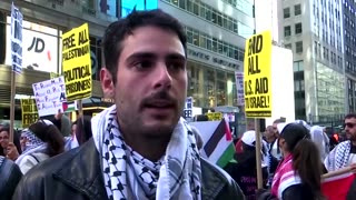 Thousands rally for Palestinian cause in NYC