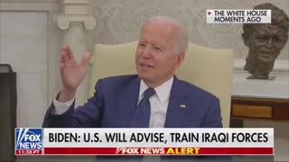 Biden Tells Reporter She is "Such a Pain in the Neck" Before Staff Kicks Reporters Out of Room