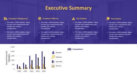 Executive Summary PowerPoint Slide