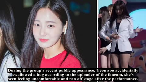 MOMOLAND's Yeonwoo Accidentally Swallows A Bug And Suffers During Live Performance!