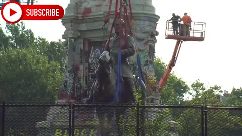 General Robert E Lee Statue removed from Virginia