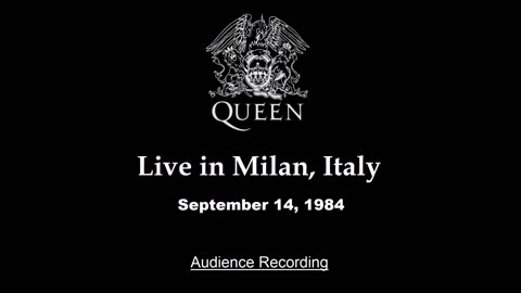 Queen - Live in Milan, Italy 1984 (Audience)