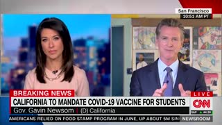 Gov. Newsom on Mandating Vaccine for Kids