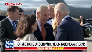 WATCH: Schumer Caught on Hot Mic With Biden
