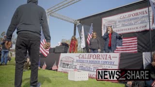 Take Back Our Border convoy rally in San Ysidro, California -