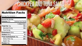 Chickpea and Tuna Salad😊👍