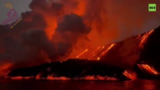 A Second Lava Stream from La Palma Volcano Reaches Atlantic Ocean