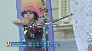 Valentina Acosta, la colombiana que conquistó el campeonato mundial de tiro con arco