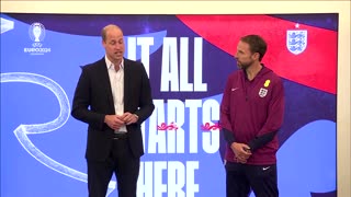 Prince William wishes England Euros squad well